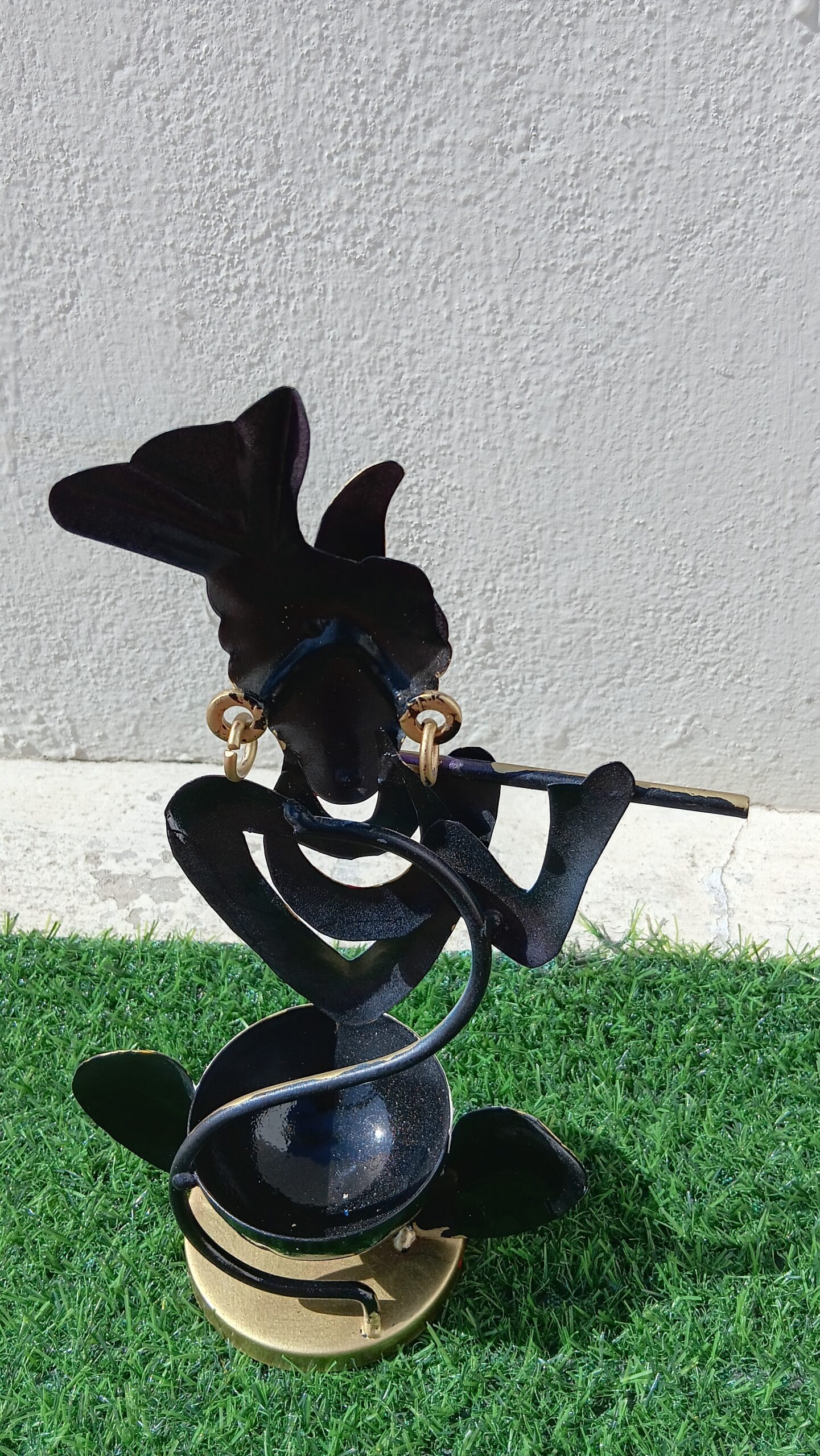 Krishna T light Holder Blue - Image 5