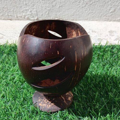 Coconut Shell Pen Stand