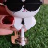Cute Cat Keyholder white