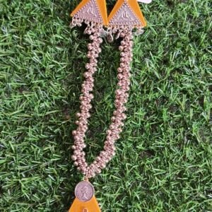 Oxidised Fabric Jewelry Set 