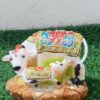 Marble Kamadhenu - Cow and Calf Statue