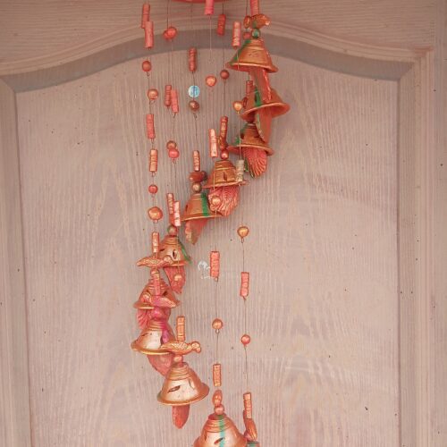Terracotta Style Windchimes for Positive vibes
