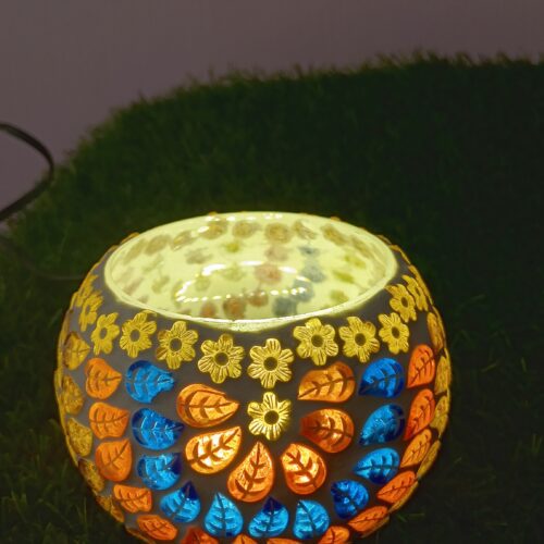 Mosaic Glass LED Tea light