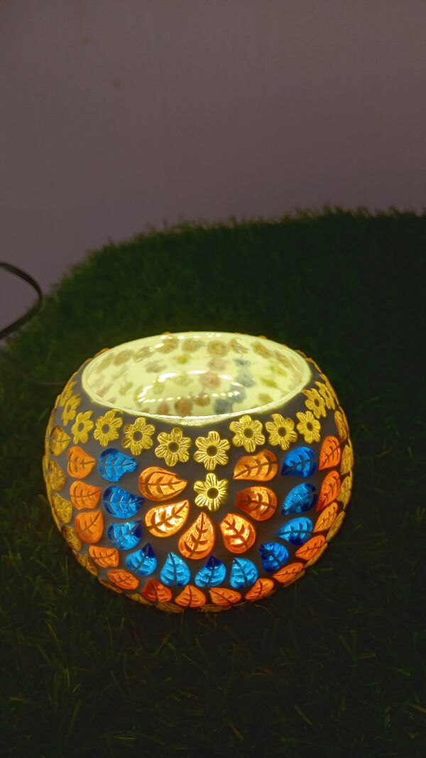 Mosaic Glass LED Tea light