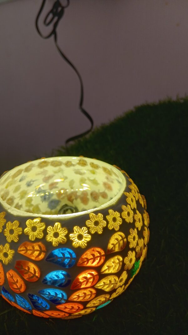 Mosaic Glass LED Tea light