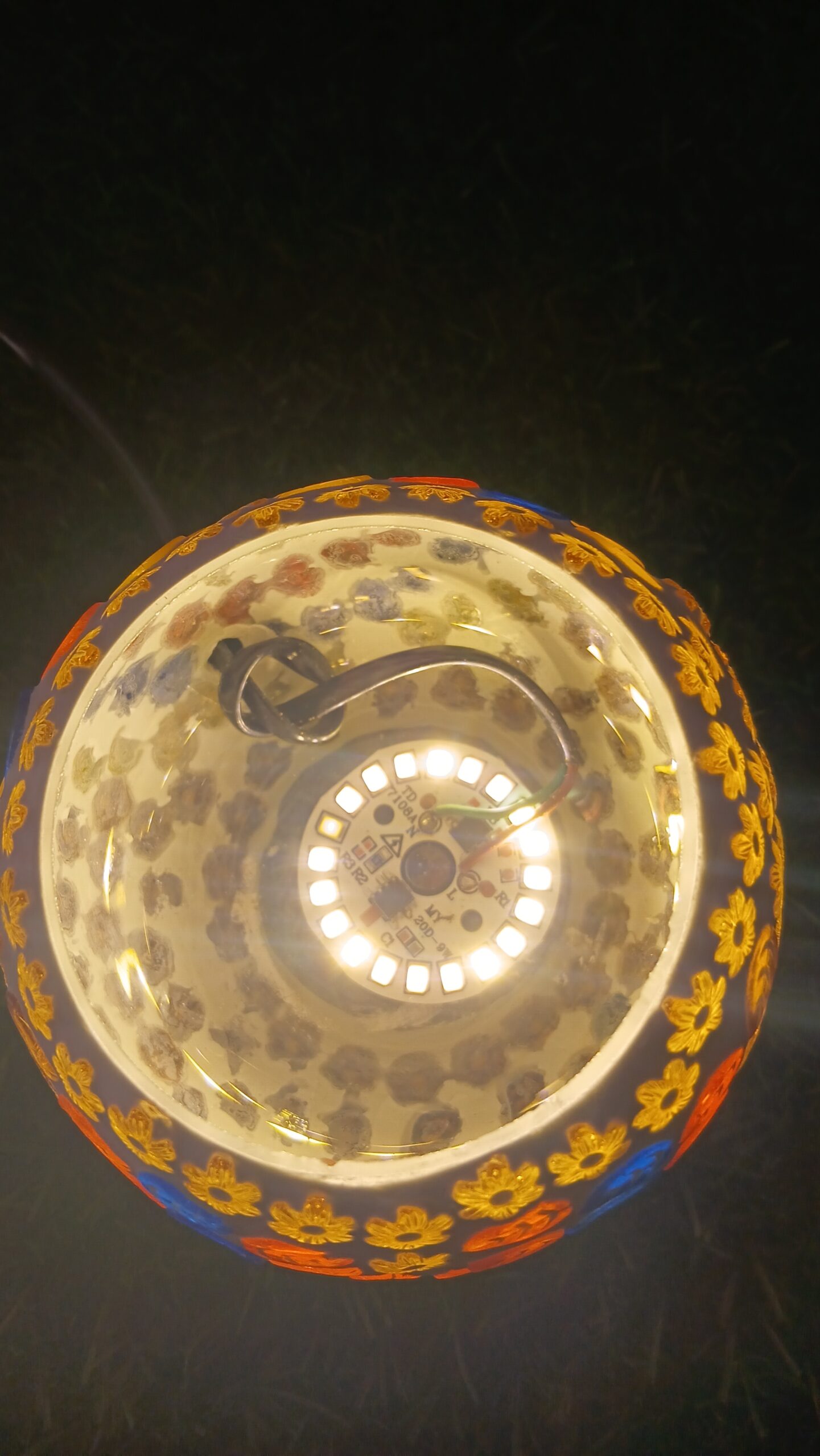 Mosaic Glass LED Tea light - Image 4