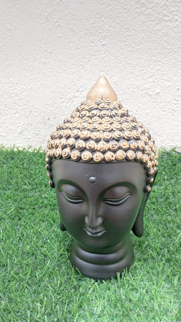 Buddha Face Small Black