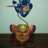 Krishna T light Holder Blue