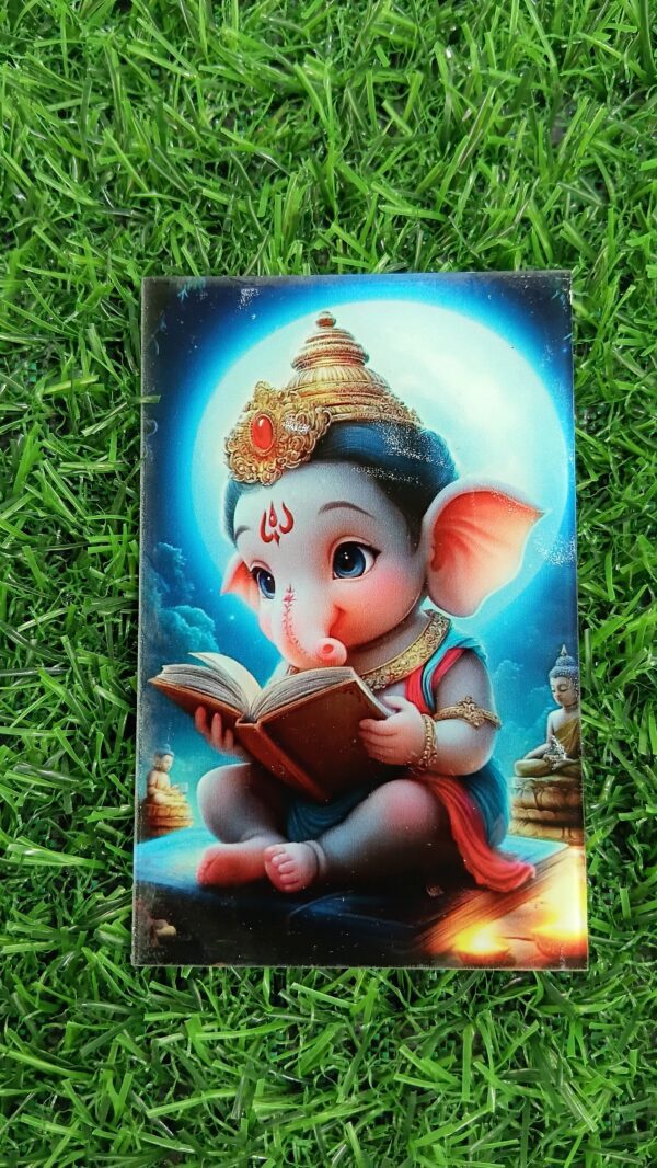 Reading Ganesh Fridge Magnet