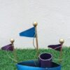 Blue Boat Pen Stand