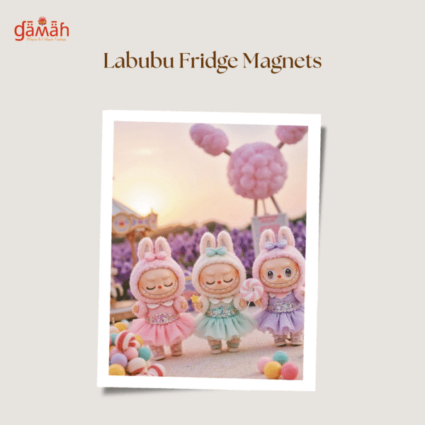 Three Labubu Fridge Magnet