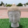 Buddha Face Small White