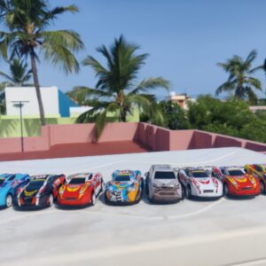 pullback car keychain