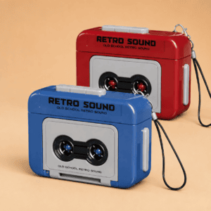 Retro Mini Tape Recorder keychain