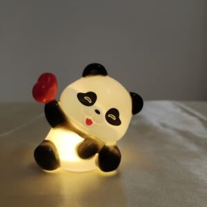 Cute Panda Mini Light with heart