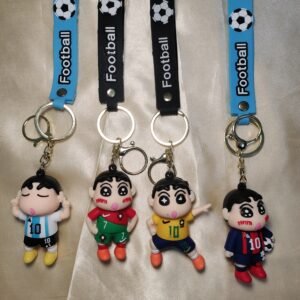 Football Shinchan 3D Keychain